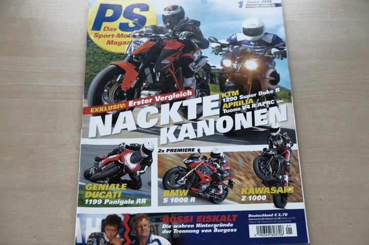 Deckblatt PS Sport Motorrad (01/2014)